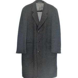 MARC JEFFRIES Vintage Gray Wool Coat L XL